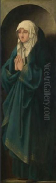 A Female Figure standing in a Niche - view 1
