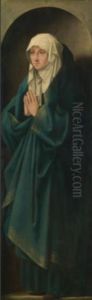 A Female Figure standing in a Niche A Female Figure standing in a Niche