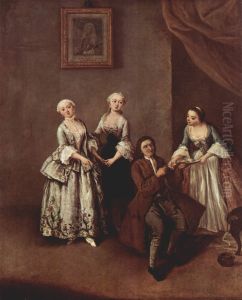 Familie by Pietro Longhi
