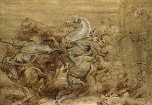 A Lion Hunt - view 1