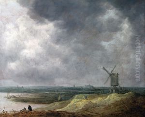 A Windmill by a River by Jan van Goyen