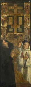 Cardinal Bessarion with the Bessarion Reliquary by Gentile Bellini