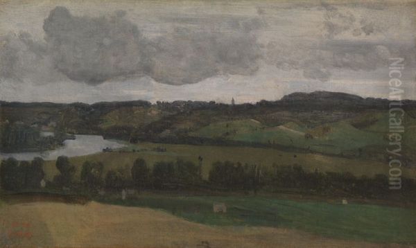 The Seine near Rouen - view 1