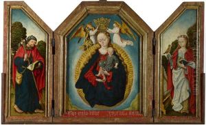 The Virgin and Child in Glory with Saints by Master of the Saint Bartholomew Altarpiece
