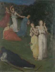 Death and the Maidens by Pierre Puvis de Chavannes