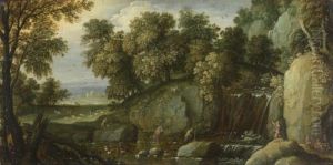Landscape with Satyrs