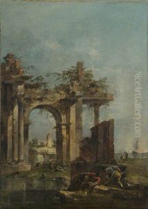 A Caprice with Ruins on the Seashore
