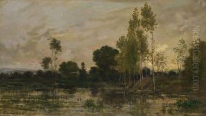 Alders by Charles-Francois Daubigny