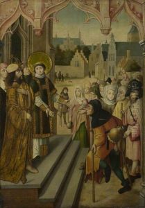 Saint Lawrence before the Prefect Saint Lawrence before the Prefect