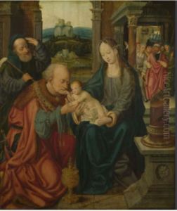 The Adoration of the Kings by Joos Van Cleve