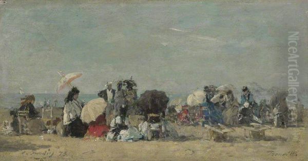 Beach Scene, Trouville - view 1