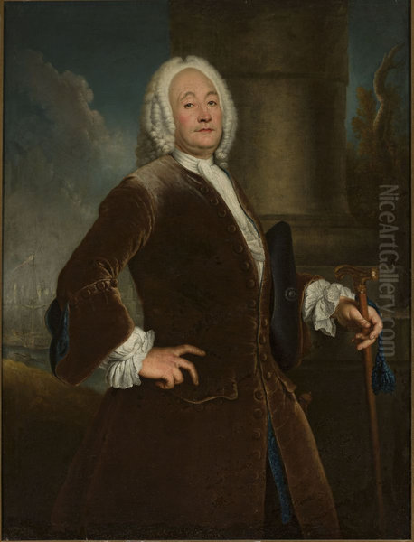 Portrait of Heinrich Voguell (1681-?) - view 1