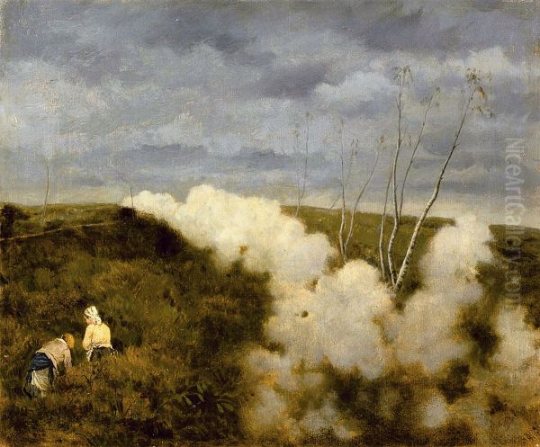 The train passes - view 1