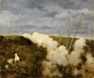 The train passes by Giuseppe de Nittis