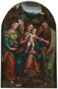 The Madonna and Child with Saints by Bernardino Lanino