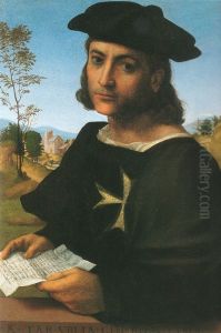 Portrait of a Knight of Rhodes by Francesco Franciabigio