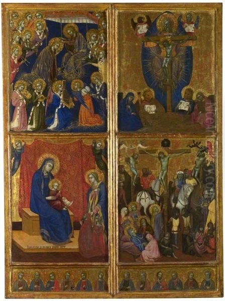 Scenes of the Virgin; The Trinity; The Crucifixion - view 1