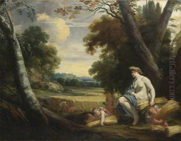 Ceres and Harvesting Cupids - view 1
