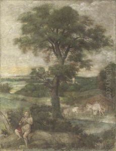 Mercury stealing the Herds of Admetus by Domenico Zampieri (Domenichino)