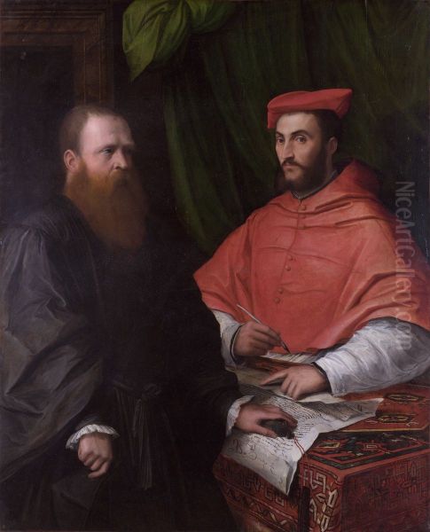 Cardinal Ippolito de\' Medici and Monsignor Mario Bracci - view 1