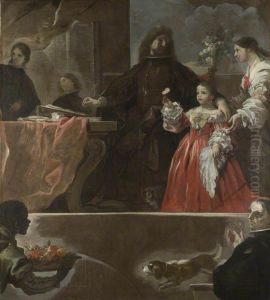 A Homage to Velazquez by Luca Giordano