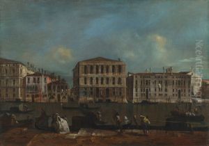 Venice: The Grand Canal with Palazzo Pesaro by Francesco Guardi