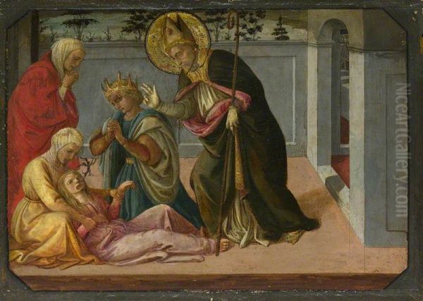 Saint Zeno exorcising the Daughter of Gallienus - view 1