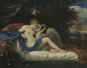 Leda and the Swan by Pier Francesco Mola