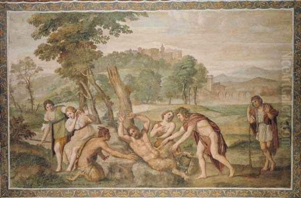 Die Schindung des Marsyas - view 1