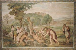 Die Schindung des Marsyas by Domenico Zampieri (Domenichino)