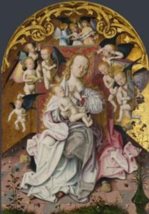 The Virgin and Child with Musical Angels by Master of the Saint Bartholomew Altarpiece