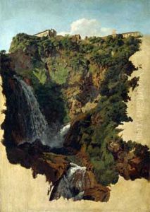 The Cascade at Tivoli by Gilles-Francois Closson