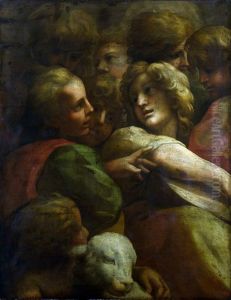 Group of Heads by Antonio da Correggio