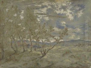 Landscape by Theodore Rousseau