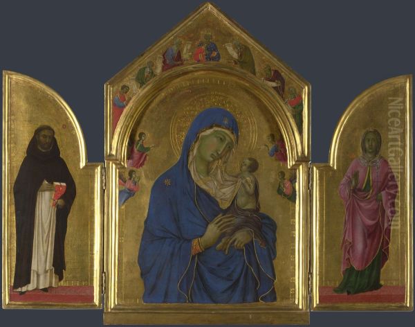 The Virgin and Child with Saints Dominic and Aurea - view 1