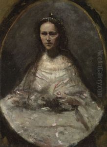 Sketch of a Woman in Bridal Dress