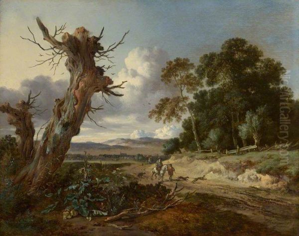A Landscape with Two Dead Trees - view 1