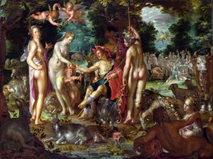 The Judgment of Paris by Joachim Wtewael (Uytewael)