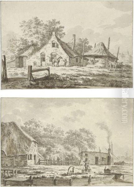 A Pair Of Farm Scenes - view 1