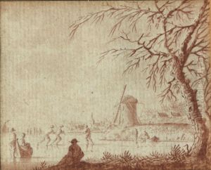Farmers Harvesting The Hay by Jacob Cats