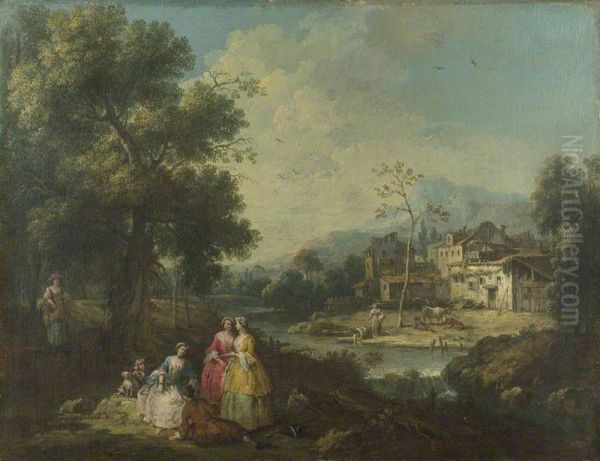 Landscape with a Group of Figures - view 1