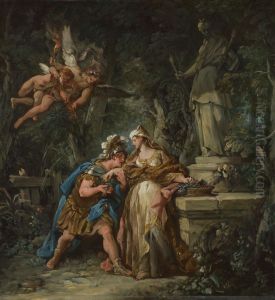 Jason swearing eternal affection to Medea by Jean-Francois de Troy
