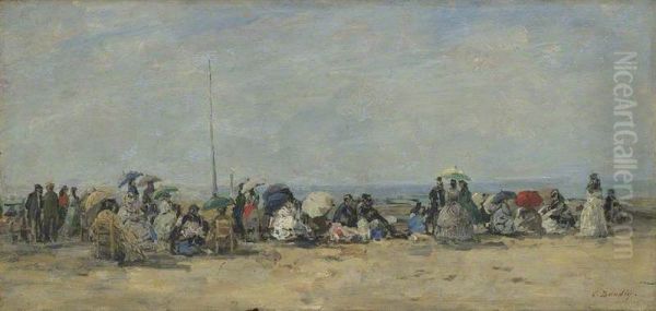 Beach Scene, Trouville - view 1
