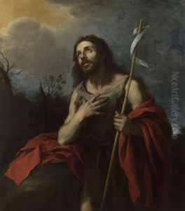 Saint John the Baptist in the Wilderness by Bartolome Esteban Murillo