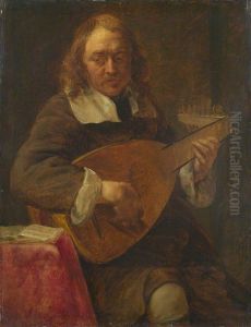 Hearing (possibly portrait of Jan Philip van Thielen by Gonzales Coques