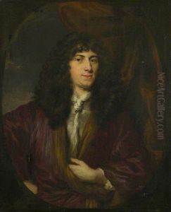 Portrait of a Man in a Black Wig Portrait of a Man in a Black Wig