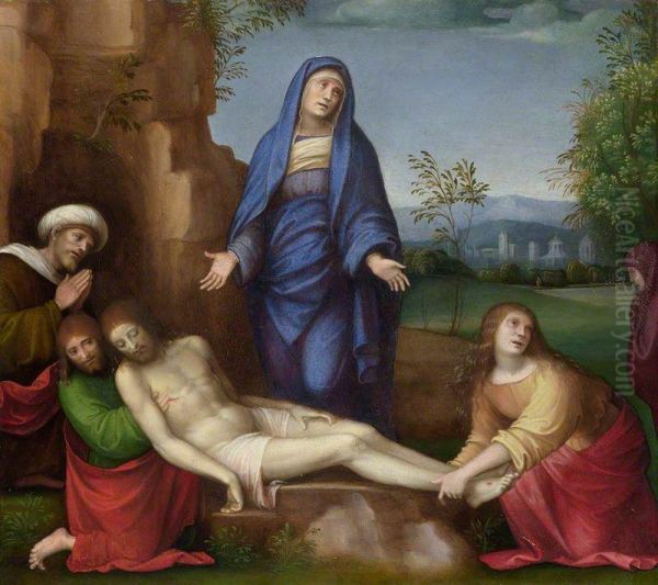 Mourning over the Dead Christ - view 1