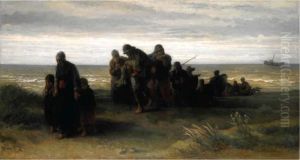 Fishermen Carrying a Drowned Man by Jozef Israels