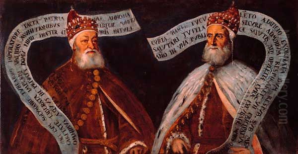 Portrait of Pietro Lando and Francesco Donato - view 1