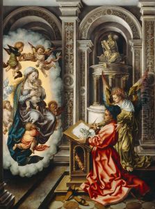 Saint Luke painting the Virgin